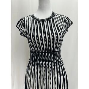 Maeve by anthropology black/white dress S